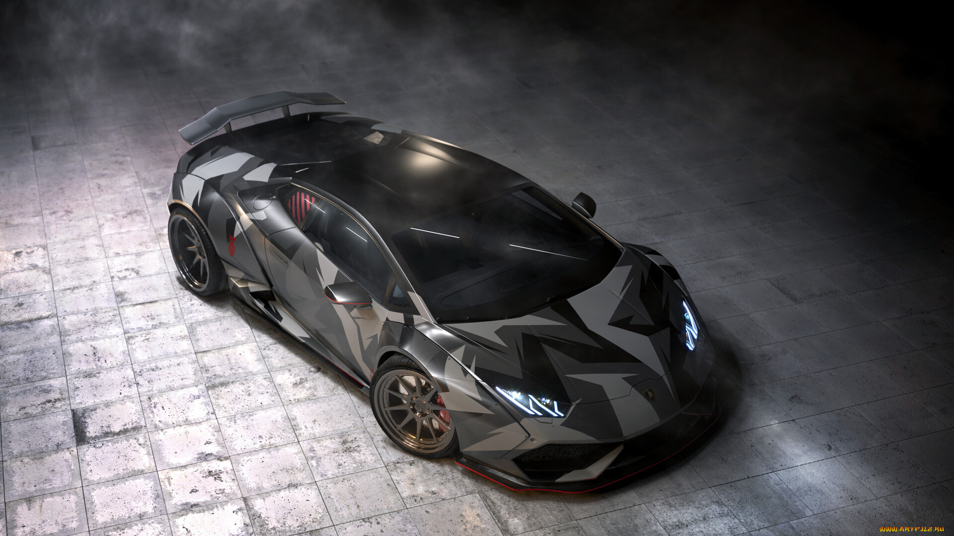 lamborghini huracan performante liberty walk camo, , 3, lamborghini, huracan, performante, liberty, walk, camo